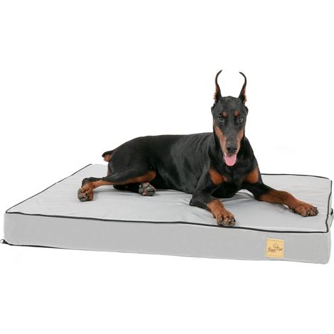 Letto ortopedico per cani in memory foam, lavabile con fodera impermeabile e copertura in tessuto Oxford rimovibile, 2XL,120 x 90 cm (1/5)