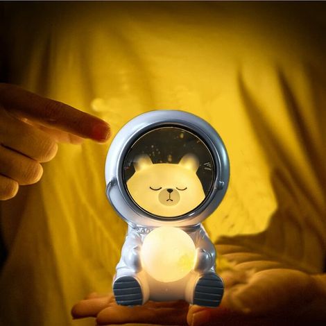 Animal Night Light for Kids, Cute Bear Night Light, Cute Astronaut Light for Boys Girls, Christmas Gift for Kids, Birthday Gift for Kids, Night Light for Kids Room Decor (bear) (1/5)