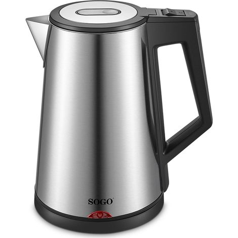 Hervidor eléctrico Sogo ss-7705-ss 1830W 1.7L (1/4)