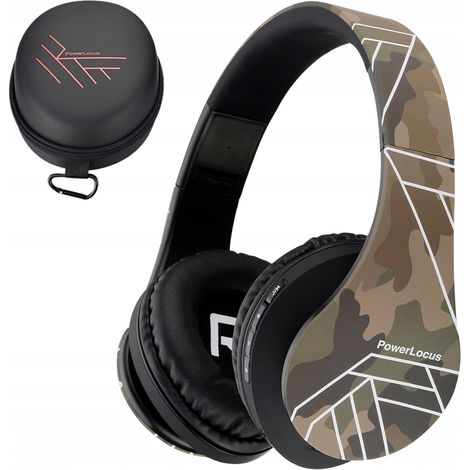 Cuffie wireless PowerLocus mimetiche Bluetooth/microSD/FM (1/5)