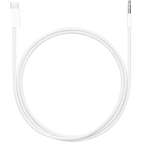 Câble audio Apple USB C vers Jack 3,5 mm 1,2 m Blanc
