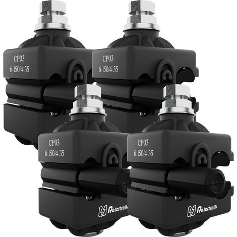 Pack 4 Conectores aéreos de perforación de 6/150mm² y salida de 4/35mm²