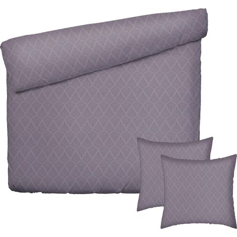 Parure de lit 3 Pièces 2 Personnes - Housse de Couette 240x220cm (1/5)