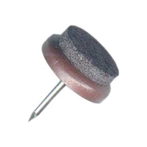 Boîte de 20 patins feutre à pointer marron diamètre 25mm MONIN 315630