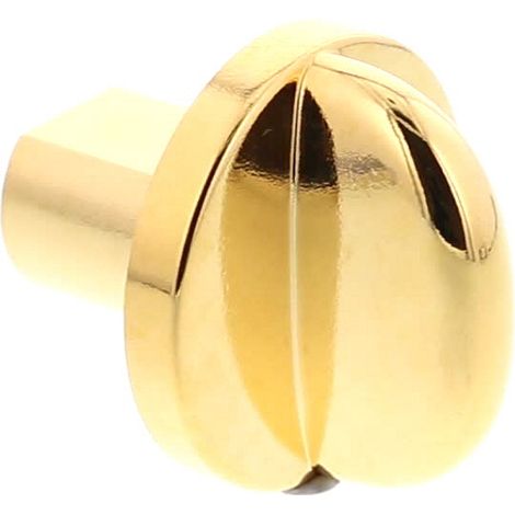 Manette cuisinière à gaz dorée 3439 – Dimensions 12mm diamètre, 23mm hauteur – Détrompeur 6H – Compatible avec modèles CEVR63 et CEVR64 (1/2)
