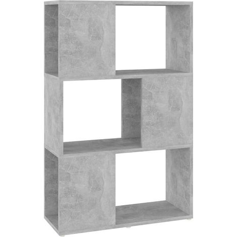 Maison Exclusive - Librería separador contrachapada gris hormigón (1/5)