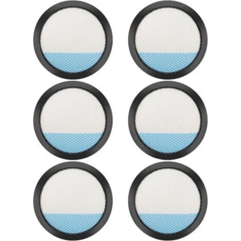 Packung mit 6 waschbaren Filtern für Ryobi Akku-Staubsauger PCL720, PBLSV716, PBLSV717 (1/4)