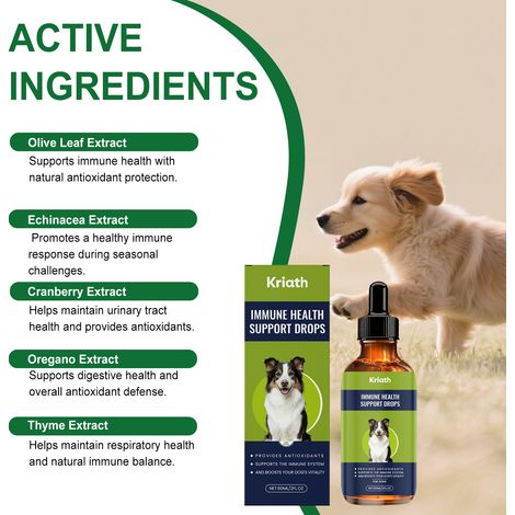 Gouttes douces et nourrissantes pour le soin du corps du chien, apportant vitalité, confort et compléments nutritionnels – 60 ml (1/5)