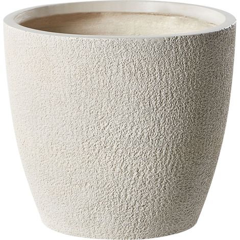 Plant Pot KANNIA 36 cm Off-White