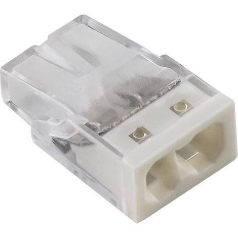 Connecteur rapide 2 x 2,5 mm² blanc E.4180T /100 pièces/