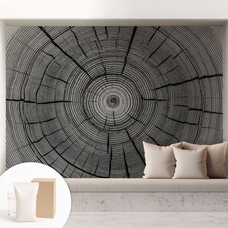Tapete Vliestapete mit Kleber - Fototapete mit Motiv - Wandtapete modern - Wandgestaltung Waldharmonie 208x146 cm (1/5)