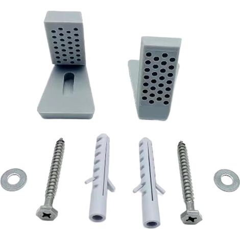 Kit de montage au sol pour toilettes - Vis, Gris (1/4)