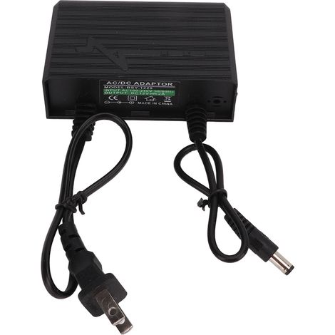 Alimentation 12V 2A étanche extérieure protection foudre AC100-240V pour moniteur prise US (1/5)