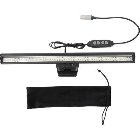 Barre d'éclairage pour écran d'ordinateur portable - 3 températures de couleur, 10 niveaux de luminosité, alimentation USB (1/5)