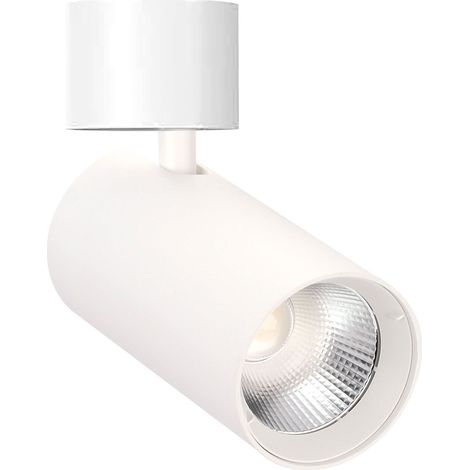 Projecteur patère POLARIS blanc 45° 10/15W 880-1250lm 3-CCT 30000h ARIC 51658 (1/2)