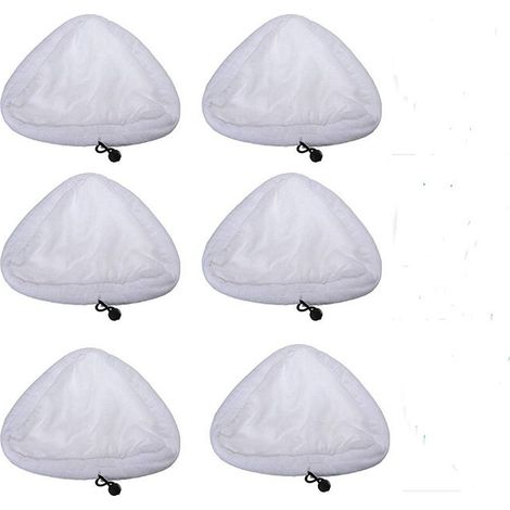 6 pièces adaptables shark vapeur mop set en tissu shark microfibre mop head accessoires H20 X5 S302 S001 (1/5)