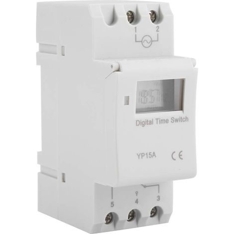 YP15A (AC220V) Multifunktionaler programmierbarer Zeitschalter für Schienenmontage (1/5)