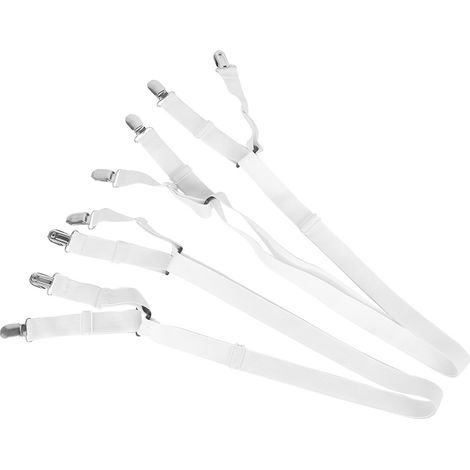 2 Pièces Attaches Élastiques Réglables pour Housses de Couette Anti-Dérapantes (1/5)