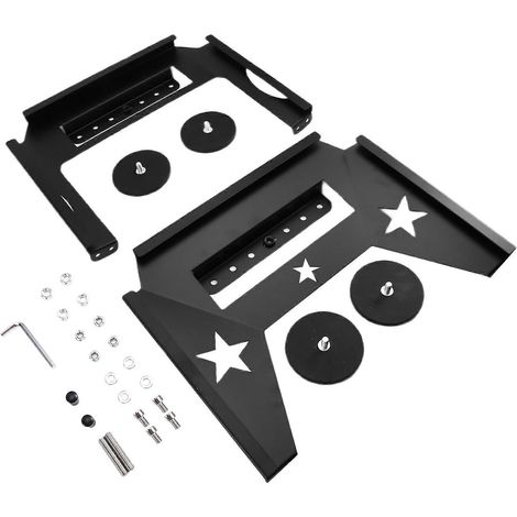 Kit de montage plat Starlink Gen 3, kit de montage magnétique à dégagement rapide pour toit d'une antenne parabolique standard Starlink, pour camping-cars, fourgons, bateaux et véhicules tout-terrain. (1/5)