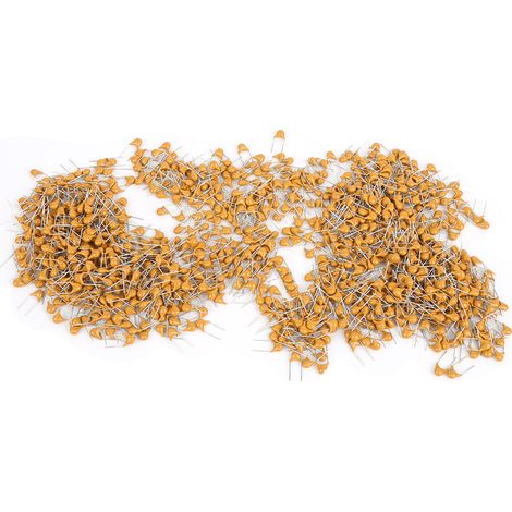 Condensateur céramique 1000 pièces, monolithique 1µF pas 5,08mm 50V tolérance 10% CMS (1/5)