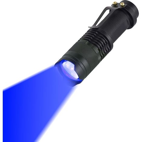 Lampe Torche Rouge, Lampe de Poche Rouge LED, 3 Modes, Étanche, Portable, Zoomable Lampe Lumiere Rouge pour Camping, Pêche, Astronomie (Lot de 5) (1/5)