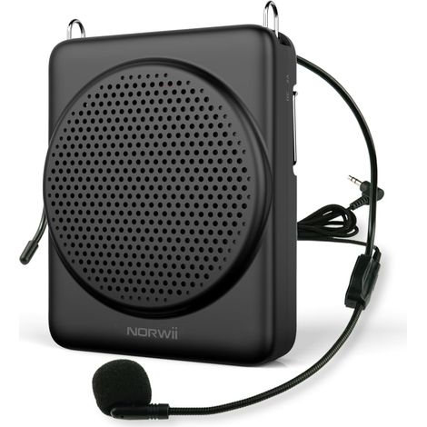 S368 Mini Amplificateur Vocal avec Micro Filaire Rechargeable USB-C (1/5)