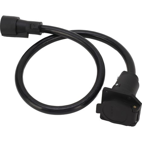 Câble d'extension pour remorque, 7 broches, connecteur mâle bipolaire de 90 cm, câble de connexion pour camping-car (1/5)