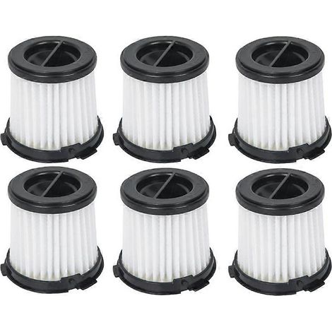 Lot de 6 filtres HEPA de rechange lavables et réutilisables pour aspirateur WORX WX030 / WX035 (1/5)