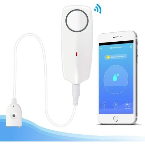 Alarme capteur de niveau d'eau intelligent pour signalisation du niveau d'eau, Wi-Fi, alertes de notifications, alarmes TUYA/Smart Life App (1/4)