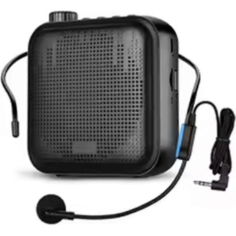 Mégaphone portable mini haut-parleur avec microphone, rechargeable, ultraléger, pour les enseignants. (1/5)