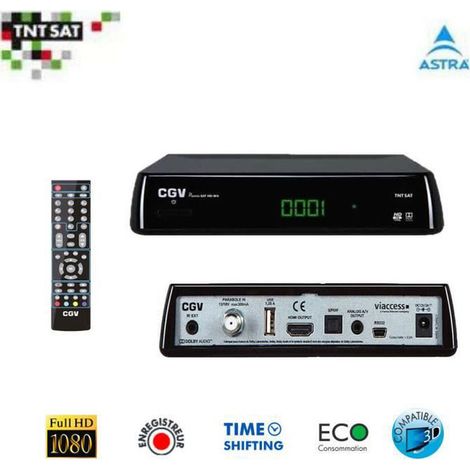 CGV RECEPTEUR TNT HD PREMIO SAT HD-W6 S.C TNTSAT (ASTRA 19.2°) (1/3)