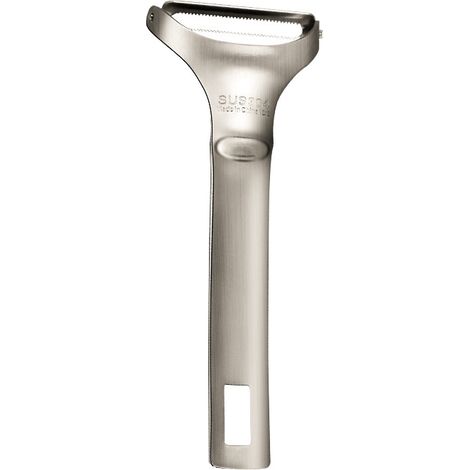 Éplucheuse - Lame En Acier Carbone Anti-Rouille - Poignée Métallique Ergonomique - Pour Pommes De Terre Carottes Concombres - 1 Pièce (1/5)