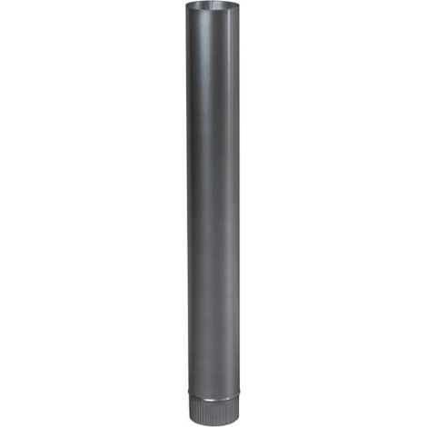 TEN – Tuyau gaz en aluminium Ø97mm – Longueur 1m – Raccordement mâle/femelle – Pour appareils à gaz et fioul