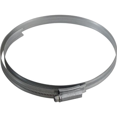 (Size 7.1/2In) Zinc Protected Hose Clip 158 - 190Mm (6.1/4 - 7.1/2In)
