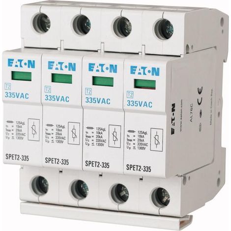 Parafoudres complets 4p 335VAC 4,5kA 000168698 EATON SPET2-335/4