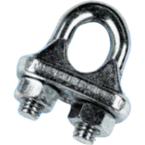 SERRE-CÂBLE ÉTRIER 6MM ACIER ZINGUÉ - CHAUBEYRE - 8360012