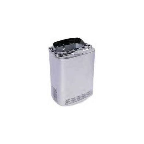 Sentiotec Saunaofen MINI COMBI 3,6kW aus Metall in Silber