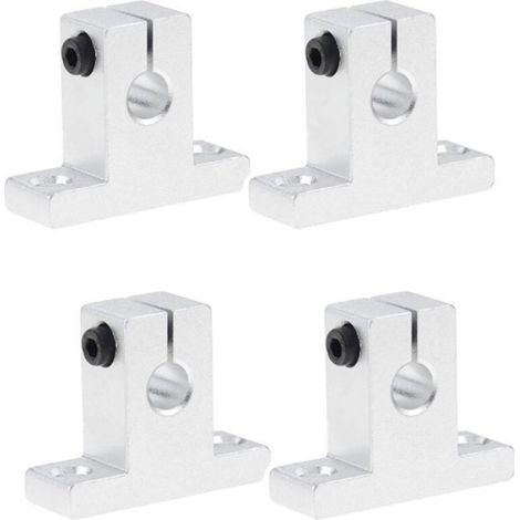 Arbre Lineaire - 2 x 500 mm - Diametre 8 mm - Avec 4 Supports SK8 Et 4 Blocs SCS8UU (1/4)