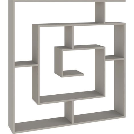 Libreria in legno "Labirent" - 125 x 22 x 129 cm - Pietra arenaria