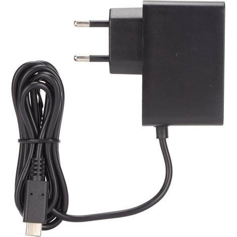 Adaptateur Secteur EU 5V 2.4A avec USB-C pour Nintendo Switch, Chargeur Murale 100-240V (1/5)