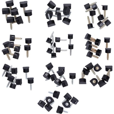 80 embouts de talons hauts en polyuréthane TPU pour la réparation de chaussures, tailles multiples.