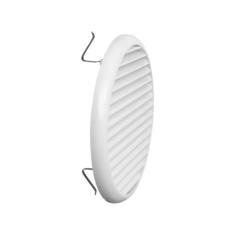 GRIGLIA DI AERAZIONE VENTILAZIONE IN PVC TONDA CON MOLLE diam 55/85 mm - 2 pezzi