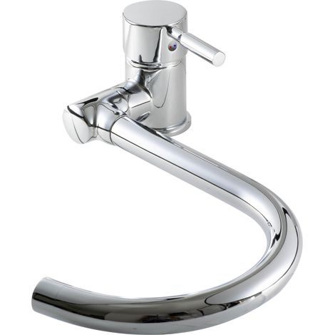 Eurosanit – Mitigeur de douche chromé 120 mm – Cartouche céramique 35 mm – Raccords excentrés inclus – Norme ACS (1/4)
