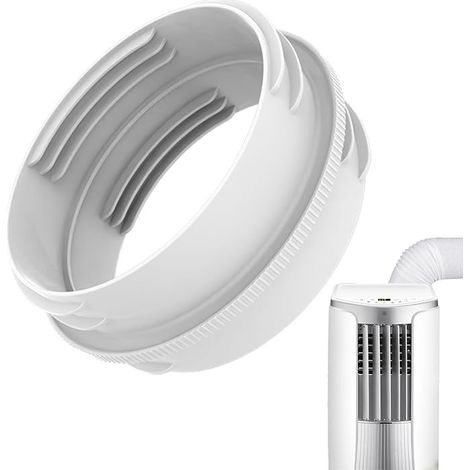 Adaptador de manguera de aire acondicionado - Universal 130 mm 150 mm Blanco Resistente, Accesorio de extensión móvil, Conector de conducto de escape portátil  Accesorio de ventilación práctico para e (1/5)