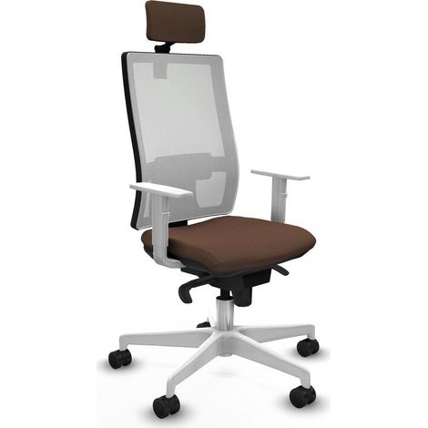 Piqueras y Crespo Sedia Ergonomica Moderna Marrone Scuro