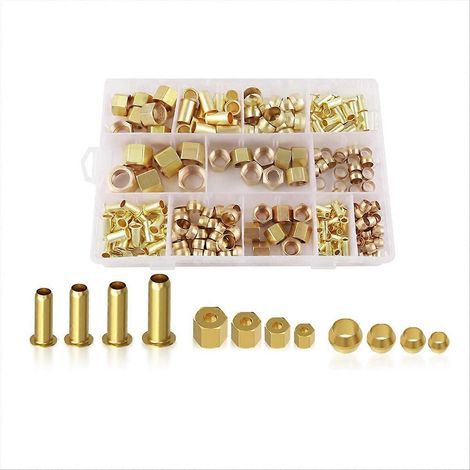 Kit d'assortiment de 220 raccords à compression (1/5)
