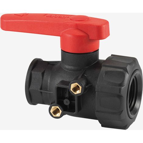 Vanne 30 L/min avec raccord pour bacs grands volumes 100 L à 220 L - Gilac