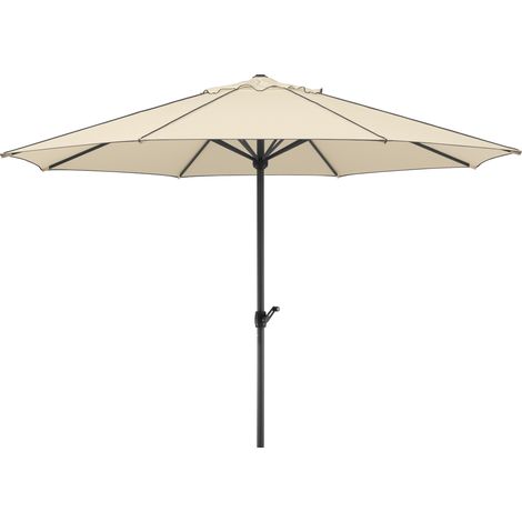 Schneider Sonnenschirm Adria natur Ø 350 cm mit Kurbel Knickbar Gartenschirm (1/5)