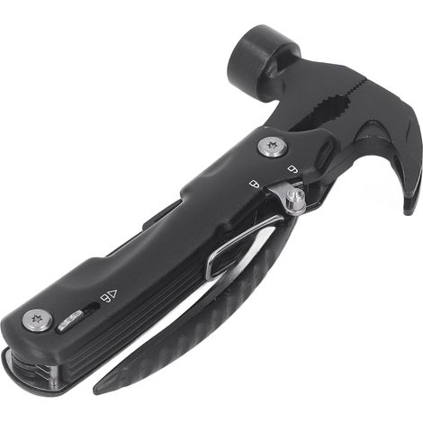 Hammer-Multitool 9 in 1 Tragbares Mini-Edelstahl-Überlebens-Camping-Ausrüstungs-Geschenk (1/5)