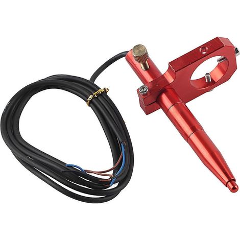 Gravier- und Schneidemaschine mit automatischem Fokussiersensor, Stahl, rot, elektrisches Gravurzubehör, 24 mm